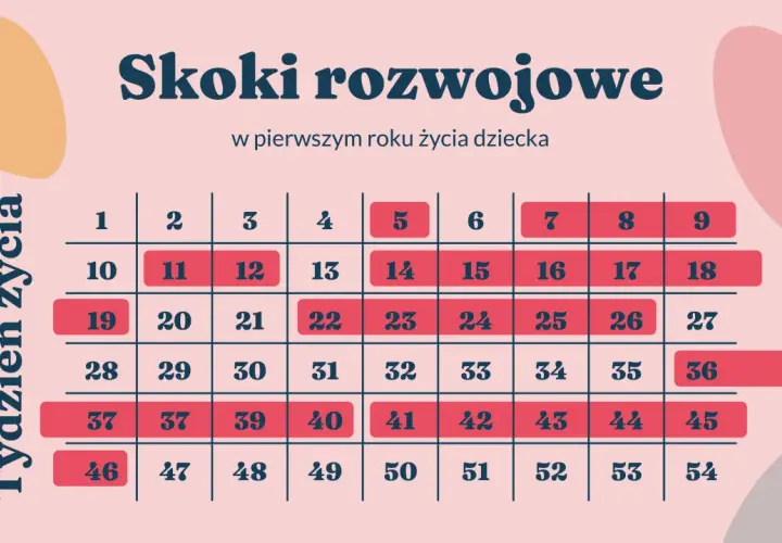 Ile trwa skok rozwojowy? Odpowiedź i kalendarz dla rodziców