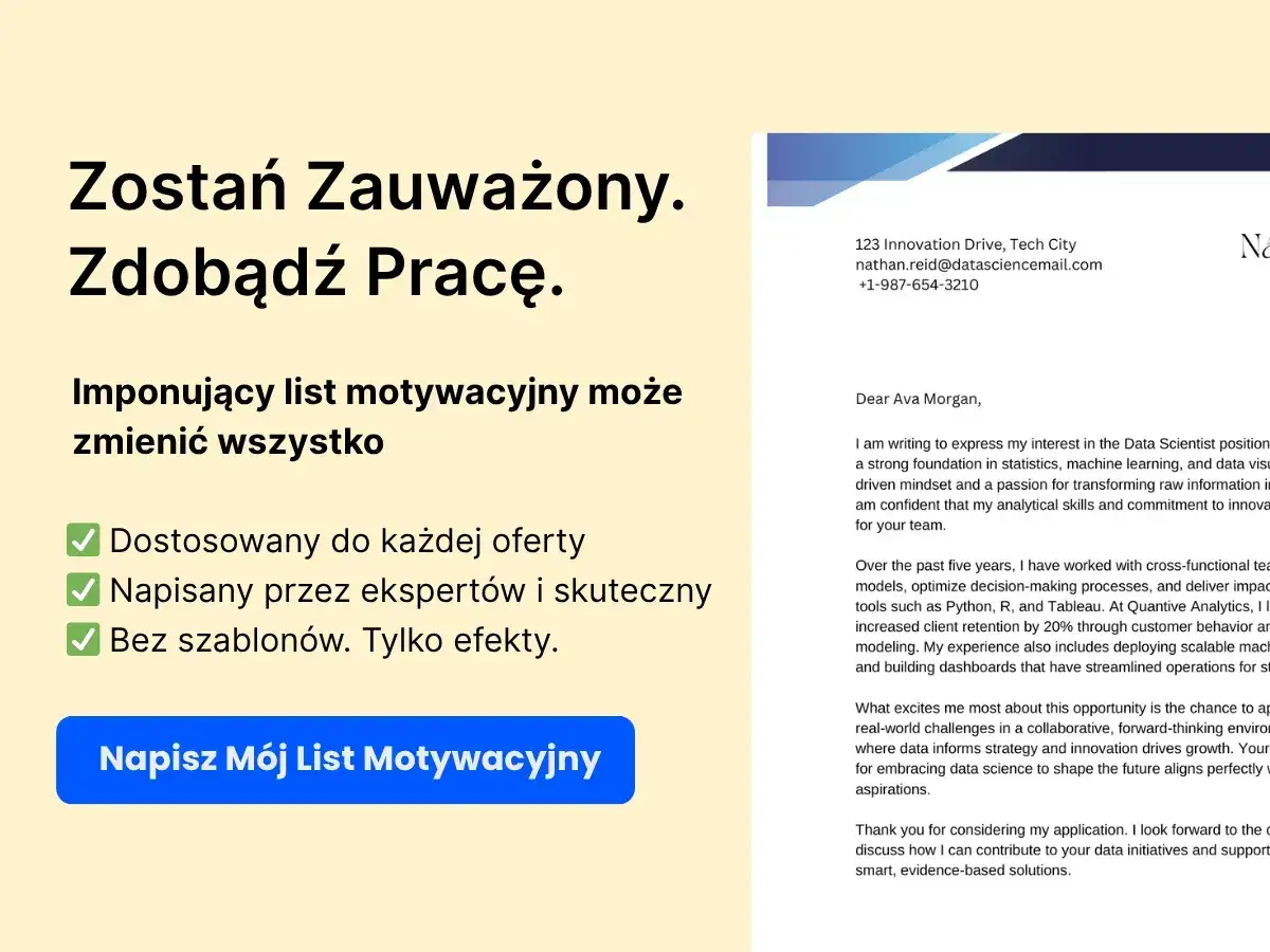 Przykładowe zwroty motywacyjne do CV i listu motywacyjnego, słowa kluczowe rekrutacja