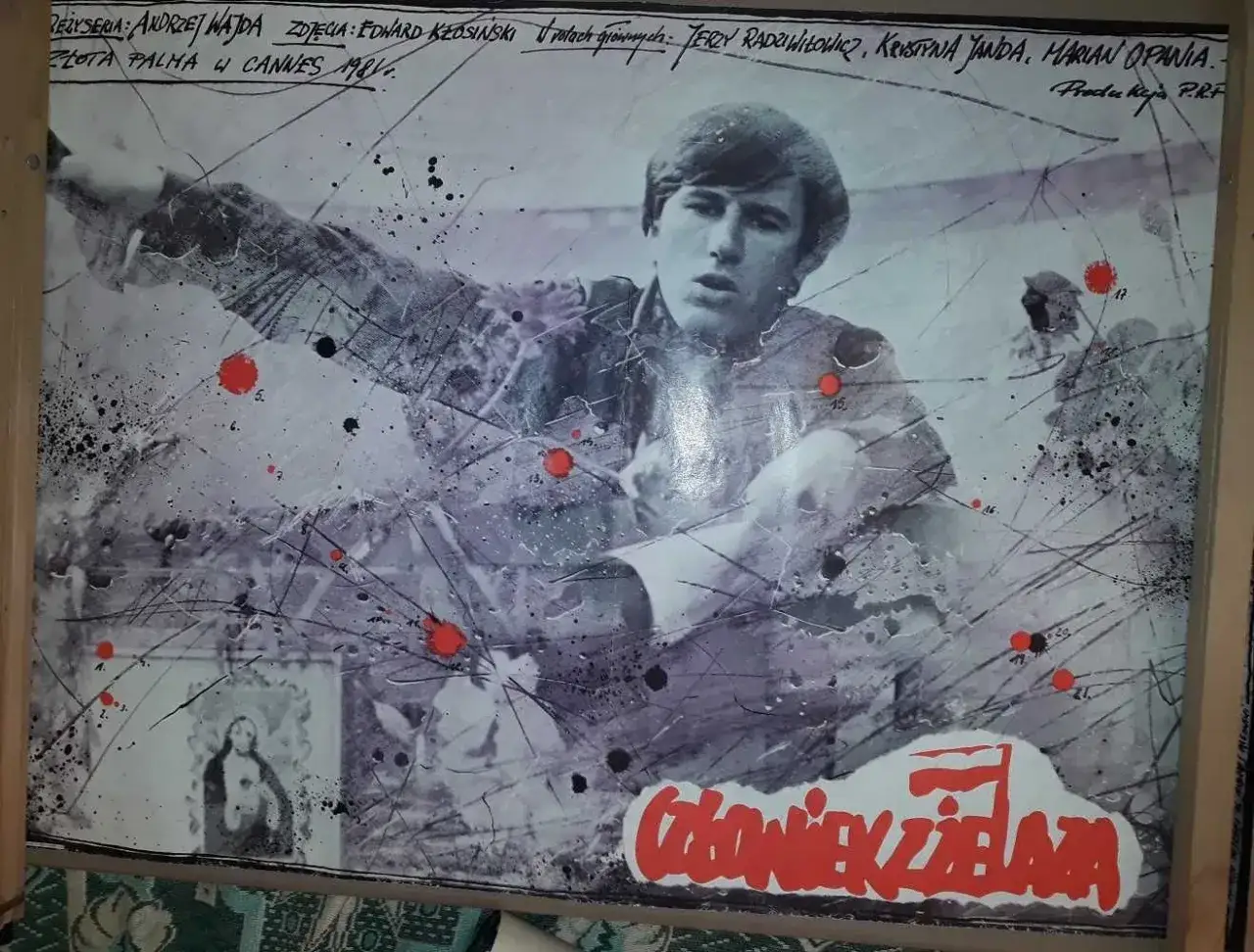 Człowiek z żelaza plakat filmowy