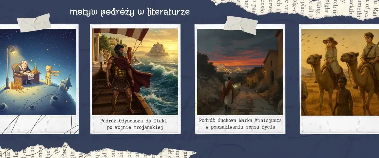 motyw podróży w literaturze grafika