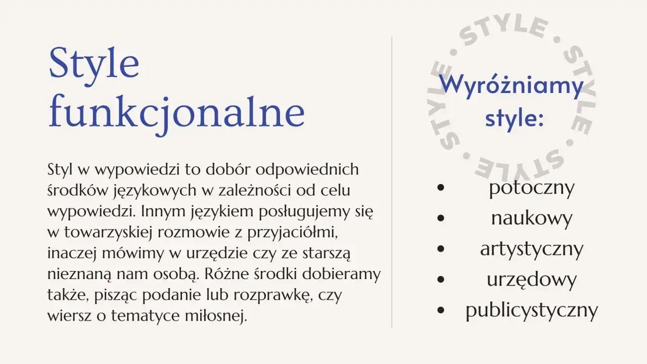 Cechy stylu urzędowego przykłady